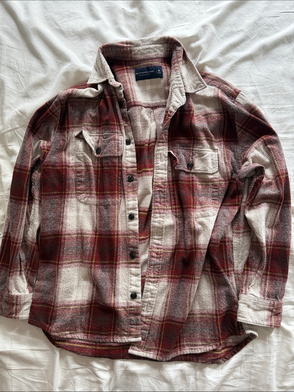 Abercrombie oversized flannel